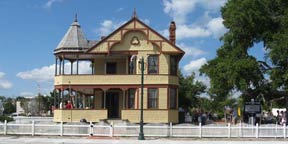 Gathering at the historic Pritchard House.